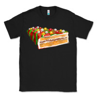 Black red christmas cake fa element 1 Classic Tee - FaDigitalArtStudio