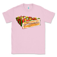 Bubblegum Pink red christmas cake fa element 1 Classic Tee - FaDigitalArtStudio
