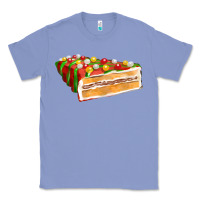 Colony Blue red christmas cake fa element 1 Classic Tee - FaDigitalArtStudio