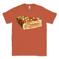 Copper red christmas cake fa element 1 Classic Tee - FaDigitalArtStudio