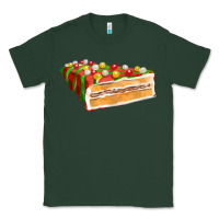 Sports Green red christmas cake fa element 1 Classic Tee - FaDigitalArtStudio