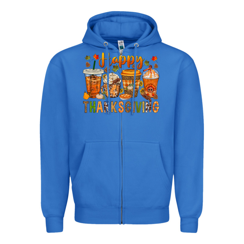Western Happy Thanksgiving Bbs Zipper Hoodie by BundleAndBundleShop | Teevron