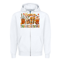 White western happy thanksgiving bbs Zipper Hoodie - BundleAndBundleShop