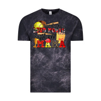 Cloud Black somebody's loud mouth softball mama Vintage Tee - Zillion Design Studio