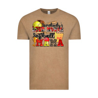 Vintage Coffee somebody's loud mouth softball mama Vintage Tee - Zillion Design Studio