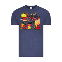 Vintage Denim somebody's loud mouth softball mama Vintage Tee - Zillion Design Studio
