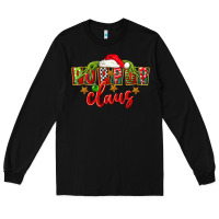 Black christmas pop pop claus Long Sleeve Tee - FaDigitalArtStudio