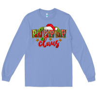 Colony Blue christmas pop pop claus Long Sleeve Tee - FaDigitalArtStudio