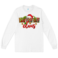 White christmas pop pop claus Long Sleeve Tee - FaDigitalArtStudio