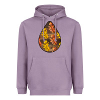 Lavender Fall Teardrop Heavyweight Hoodie - LillyAllenDesigns