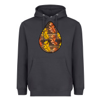 Smoke Fall Teardrop Heavyweight Hoodie - LillyAllenDesigns