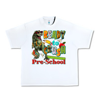 White ready to crush pre school Urban Heavy Tee - texasbilliewilder
