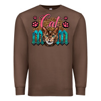 Chestnut Western Cat Mom Premium Sweatshirt - LillyAllenDesigns