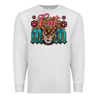 Oatmeal Heather Western Cat Mom Premium Sweatshirt - LillyAllenDesigns