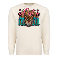 Sandshell Western Cat Mom Premium Sweatshirt - LillyAllenDesigns