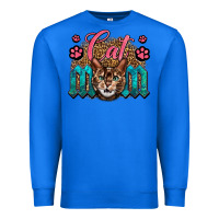 True Royal Western Cat Mom Premium Sweatshirt - LillyAllenDesigns
