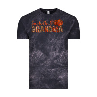 Cloud Black basketball grandma with leopard Vintage Tee - texasbilliewilder