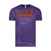 Cloud Purple basketball grandma with leopard Vintage Tee - texasbilliewilder