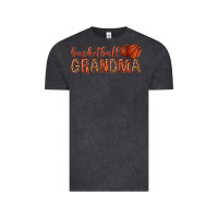 Vintage Black basketball grandma with leopard Vintage Tee - texasbilliewilder