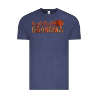 Vintage Denim basketball grandma with leopard Vintage Tee - texasbilliewilder