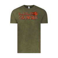 Vintage Olive basketball grandma with leopard Vintage Tee - texasbilliewilder