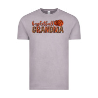 Basketball Grandma With Leopard Vintage Tee | Teevron