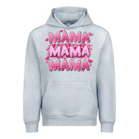 Heather Grey mama mama mama valentine's day Urban Hoodie - LillyAllenDesigns