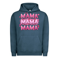 Pigment Midnight Navy mama mama mama valentine's day Urban Hoodie - LillyAllenDesigns