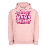 Pigment Salmon mama mama mama valentine's day Urban Hoodie - LillyAllenDesigns