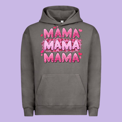 Mama Mama Mama Valentine's Day Urban Hoodie Designed By Lillyallendesigns
