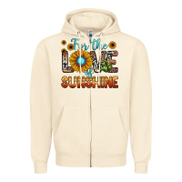 Sandshell for the love of sunshine Zipper Hoodie - JahusDesignShop