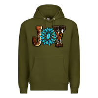 Army Green joy with gemstone ado Premium Hoodie - AdoDesignShop