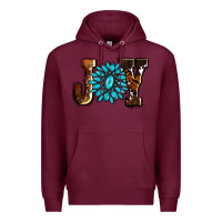 Burgundy joy with gemstone ado Premium Hoodie - AdoDesignShop
