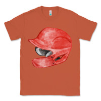 Copper red baseball batting helmet fa element Classic Tee - FaDigitalArtStudio
