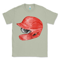 Matcha red baseball batting helmet fa element Classic Tee - FaDigitalArtStudio