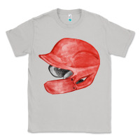 Moon Dust red baseball batting helmet fa element Classic Tee - FaDigitalArtStudio