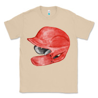 Mushroom red baseball batting helmet fa element Classic Tee - FaDigitalArtStudio
