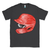 Smoke red baseball batting helmet fa element Classic Tee - FaDigitalArtStudio