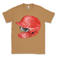 Toasted Coconut red baseball batting helmet fa element Classic Tee - FaDigitalArtStudio