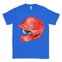 True Royal red baseball batting helmet fa element Classic Tee - FaDigitalArtStudio