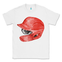 White red baseball batting helmet fa element Classic Tee - FaDigitalArtStudio