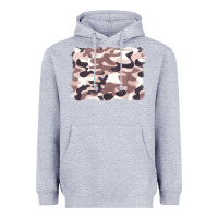 Heather Grey milky camouflage Heavyweight Hoodie - BarkalooDesign