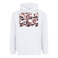 White milky camouflage Heavyweight Hoodie - BarkalooDesign