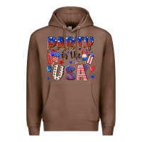 Chestnut party in the usa Premium Hoodie - NancyCooperArtShop