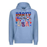 Colony Blue party in the usa Premium Hoodie - NancyCooperArtShop