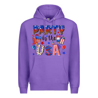 Purple party in the usa Premium Hoodie - NancyCooperArtShop