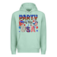 Seafoam party in the usa Premium Hoodie - NancyCooperArtShop