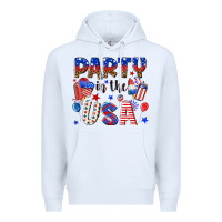 White party in the usa Premium Hoodie - NancyCooperArtShop