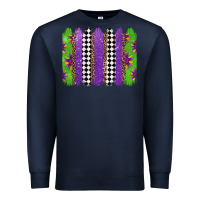 Navy mardi gras brushstrokes Premium Sweatshirt - Jasminsmagicworld