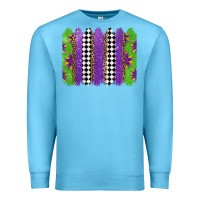 Ocean Blue mardi gras brushstrokes Premium Sweatshirt - Jasminsmagicworld